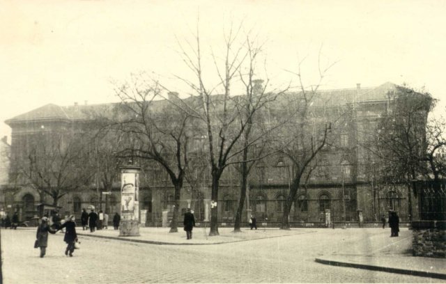 A kórház épülete (forrás: Magyar Zsidó Levéltár)