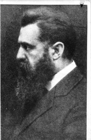 Herzl Tivadar, író, politikus, a zsidó állam megálmodója, élt: 1860-1904