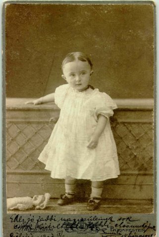 Hochstaedter paula kisgyermekként, 1907