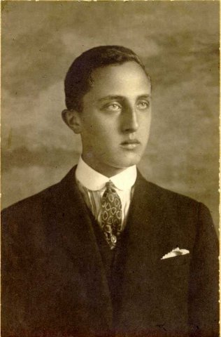 Hochstaedter (Hódosi) Antal érettségi képe, 1926