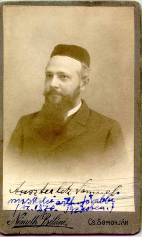 Austerlitz Sámuel; miskolci rabbi