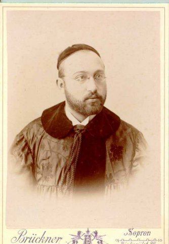 Dr. Singer Bernát, szabadkai rabbi