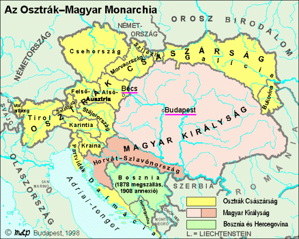 Oszrták-Magyar Monarchia, 1914