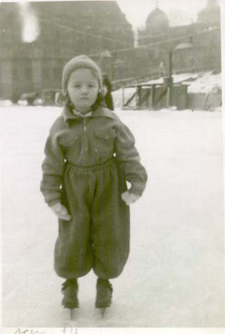 Városligeti jégpályán, 1934. jan.14.